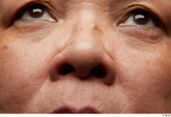 Eye Face Nose Cheek Skin Woman Asian Chubby Wrinkles Studio photo references